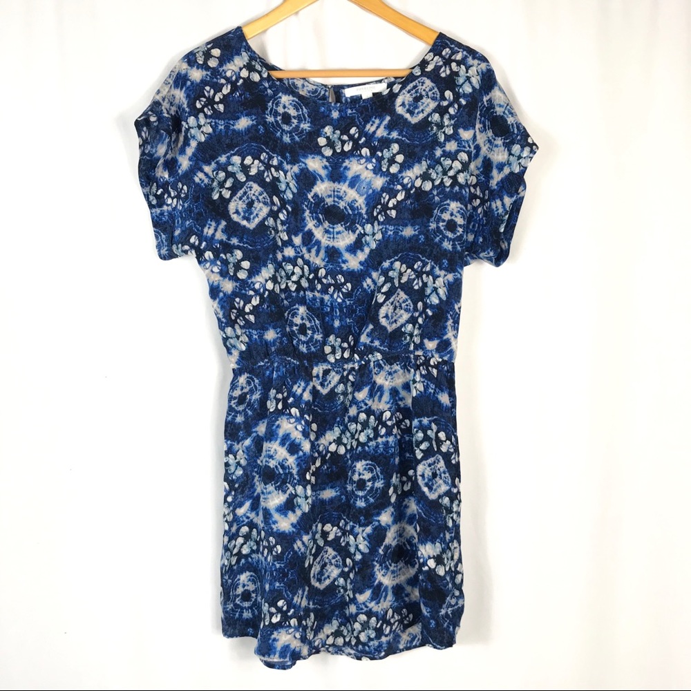 Silk Tie-dye mini dress